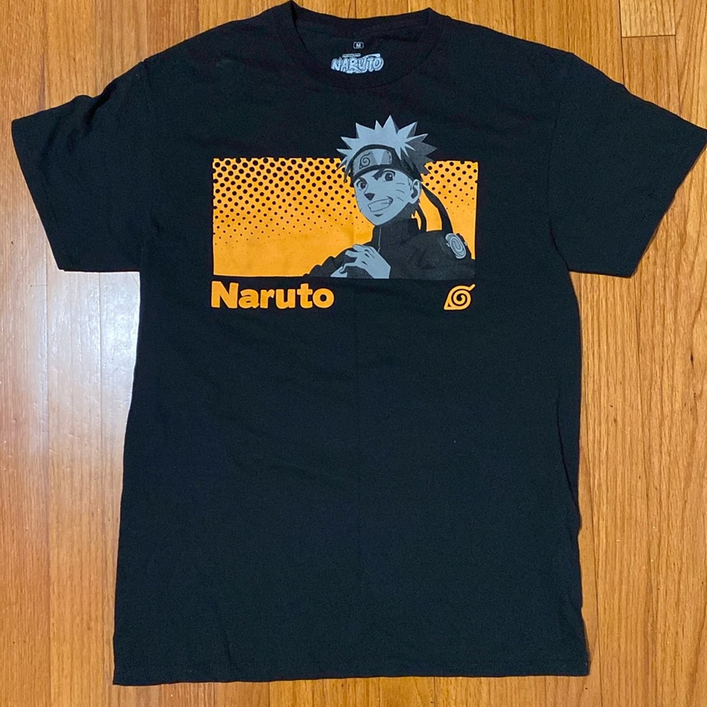 Naruto front and back printed t shirt